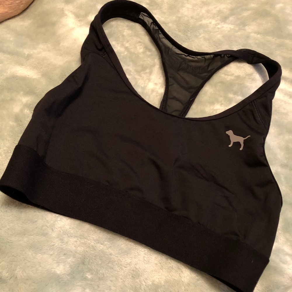 Black Victoria’s Secret PINK sports bra medium